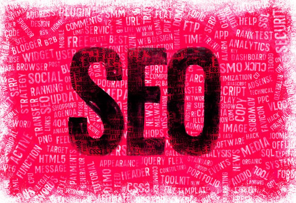 SEO, Word Cloud - Typography - seo word cloud background