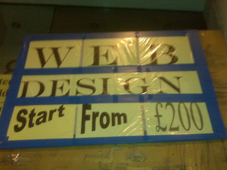 Well I am sold - Webdesign from 200 GBP? - Image of Webdesign, "Future web technology"